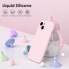 BONGEEK for iPhone 15 Case 6.1 inch, Shockproof Liquid Silicone Cover, Water Resistant Full Body Protective case-Pink - 3 of 4