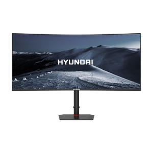 HY View 34” Curved Gaming Monitor - 3440x1440p UltraWide, 180Hz, 1ms MPRT, IPS Panel Black - 1 of 4