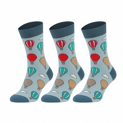 Funny Food Socks for Men and Women 3 Pairs Colorful Novelty Crew Socks Cotton Unisex Fit