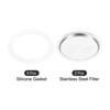 Unique Bargains Coffee Machine Replacement Mocha Pot Silicone Gasket and Stainless Steel Filter - 3 of 4