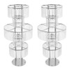 YIYIBYUS 5 Tier Flower Stands, 2PCS Flower Stands, Crystal Flower Stands - 4 of 4