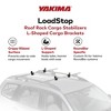 Yakima LoadStop Set of 4 Sturdy L-Shaped Brackets with 24 Inch Minimum Crossbar Spread Compatible with Yakima RoundBar Roof Racks, Black - 3 of 4