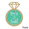 Big Dot of Happiness Final Fiesta - Shaped Fill-In Invitations - Last Fiesta Bachelorette Party Invitation Cards with Envelopes - Set of 12 - 3 of 4