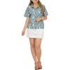 HAPPY BAY Women's Halloween Costumes Summer Blouse Cotton Linen Effect Dresses Button Down Blouses Tops Vintage Shirt Short Sleeve Shirts for Women - 4 of 4