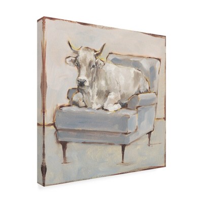 Ethan Harper 'Moo-ving In III' Canvas Art