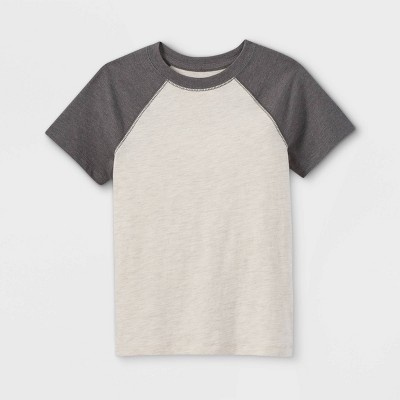 Toddler Boys' Jersey Knit Short Sleeve T-Shirt - Cat & Jack™ Charcoal Gray 3T
