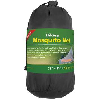 Coghlan's Hikers Mosquito Net 79" x 83", Single Point Suspension System, Camping