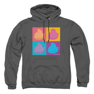 Peeps Easter In Squares In Four Colors Adult Pull-Over Hoodie - 1 of 4