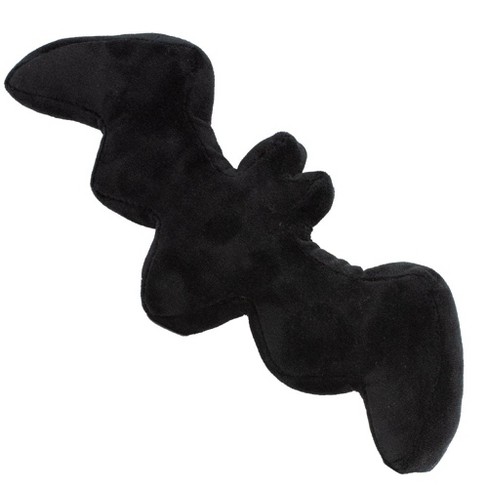 Buckle-Down Dog Toy Squeaker Plush - DC Comics Batman Bat Shape Black