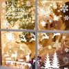 Unique Bargains Christmas Decorations for Windows and Home Christmas Window Clings Party Supplies White 1 Set - 3 of 4