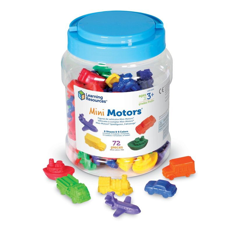 Learning Resources Mini Motors Counters, Set of 72, 5 of 6