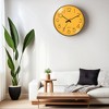 REGALWOVEN Plastic Analog Battery Powered Silent Non-Ticking Wall Clock 12 Inch - 3 of 4