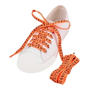 INSPIRE CHIC NICE Flat Fat Shoelaces for Sneakers Hiking Shoes 0.35" 2 Pairs - 1 of 4
