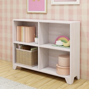 Max & Lily Bookshelf, 4 Shelves Bookcase, Solid Wood Bookshelves for Bedroom - 1 of 3