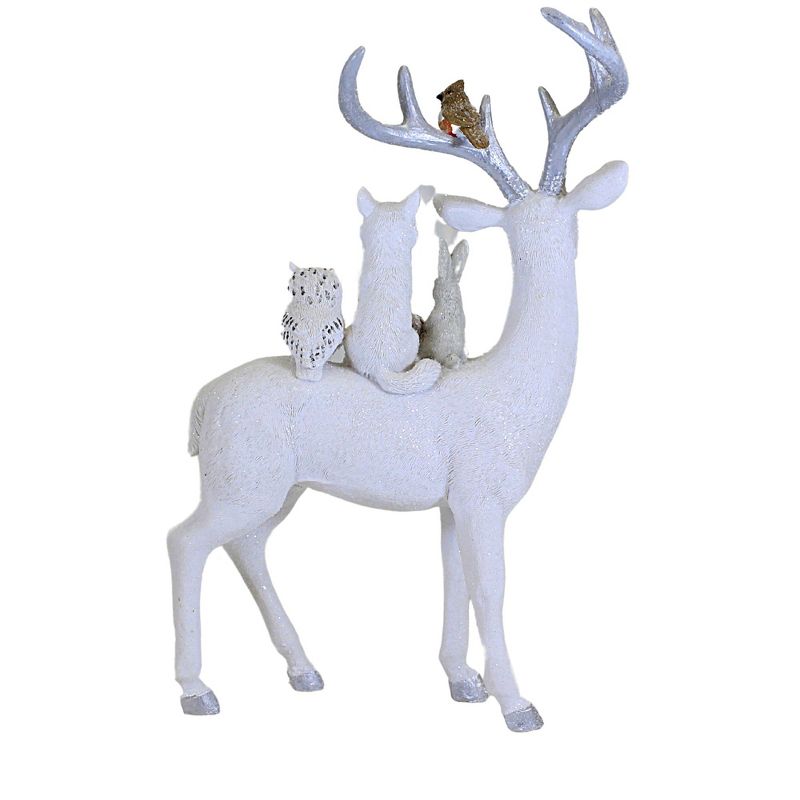 Ganz 15.0 Inch Deer With Animals Winter Decoration Animal Figurines, 3 of 4