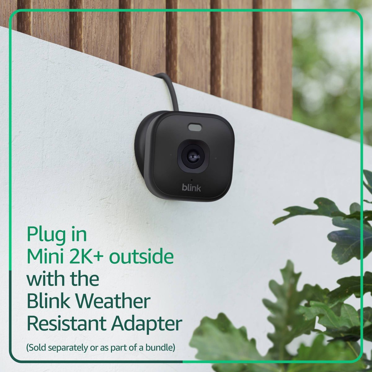 Blink Mini 2K+ Compact Plug-In Security Camera, 2K Video Resolution, Color Night Vision, Enhanced Audio. 1 Camera - thumbnail 6