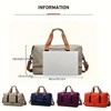 Luupatchy Large Capacity Travel Bag, Dry Wet Separation , For Travel, Fitness Yoga, Weekend Tote Overnight Bag - 2 of 3