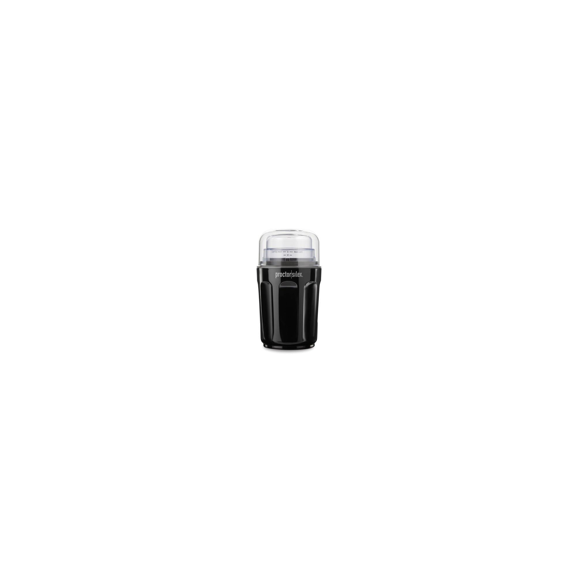 Proctor Silex 12 Cup Sound Shield Coffee Grinder - 80402: Quiet Electric Blade Grinder, Dishwasher-Safe, Medium Grind
