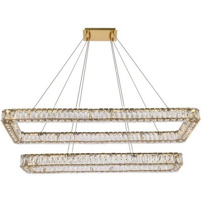 Elegant Lighting Monroe 2 - Light Pendant in  Gold
