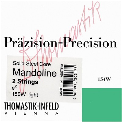 Thomastik 154W Tin-plated Steel Flatwound Mandolin Strings