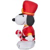 Gemmy Christmas Inflatable Snoopy as Toy Solider, 3.5 ft Tall, Multi - 3 of 4