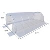 Aoodor Galvanized Pipe and PE Walk-in Tunnel Greenhouse 20 FT x 10 FT x 7 FT - 3 of 4