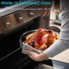 Itopfox Round Glass Casserole Dish with Lid, 4QT Large Microwave Safe Bowl for Cooking, Baking, and Serving, Dishwasher Safe - 3 of 4