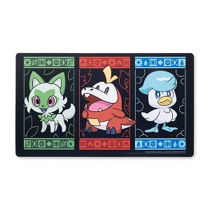 Pokemon Center: Pokemon TCG: Sprigatito, Fuecoco & Quaxly Playmat - 1 of 3