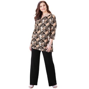 Catherines Women's Plus Size Anywear Tunic - 1 of 4