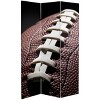 Oriental Furniture 6' Tall Double Sided Football Canvas Room Divider: Sports Themed Decor, No Assembly, Portable Screen - 2 of 3