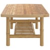 vidaXL Patio Coffee Table 35.4 in.x21.7 in.x14.6 in. Bamboo - 4 of 4