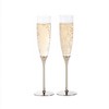 Slickblue Gold Ring-Designed Toasting Flutes, 10" Tall, Set of 2, Luxurious Gift for Special Events - 2 of 2