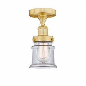 Canton - 1 Light Semi-Flush Mount In Industrial Style-9.25 Inches Tall and 5.25 Inches Wide - 1 of 1