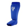 RDX Sports T1 Black Shin Instep Guards Premium Quality For Sparring, Grappling, Martial Arts, Kickboxing, Taekwondo, Karate - 2 of 4