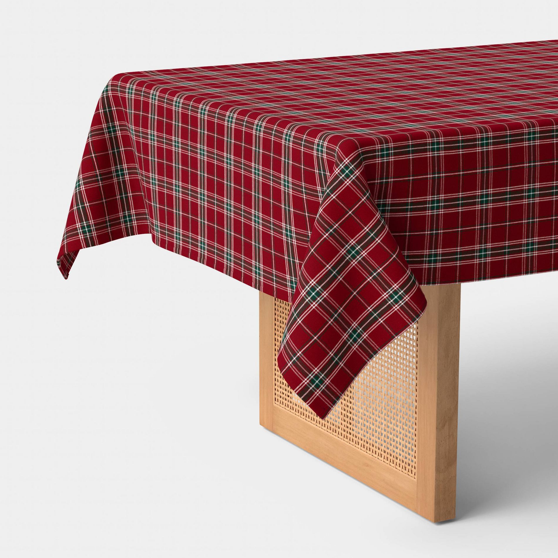104"x60" Tablecloth Red Plaid - Threshold™