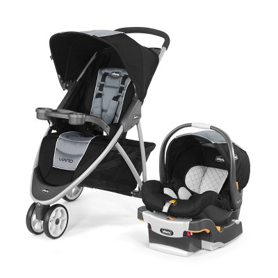 Chicco Viaro Techna Travel System - Black