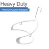 Heshberg Plastic Hangers with Hooks White 50 Pack - 4 of 4