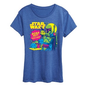 Women's - Star Wars - Boba Fett Bounty Hunter Short Sleeve Graphic T-Shirt - 1 of 4