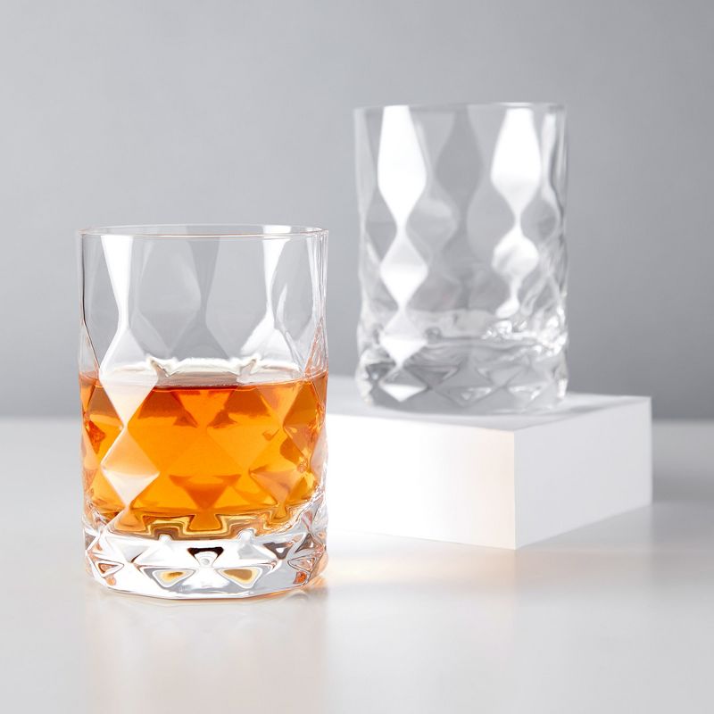 Viski Set of 2 - Premium Crystal Clear Glasses, 2 of 9