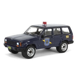 1/64 2001 Jeep Cherokee, Michigan State Police, Hot Pursuit Series 46 43040-E - 1 of 4