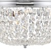 Crystorama Lighting Nola 3 - Light Flush Mount in  Polished Chrome - 3 of 4