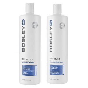 BosleyMD BOS-REVIVE Non-Color Treated Hair Nourishing Shampoo & Volumizing Conditioner (33.8 oz XXL DUO SET) - Bosley MD Thinning Hair - 1 of 4