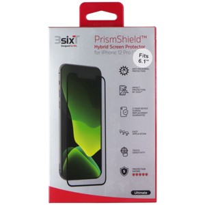 3SIXT PrismShield Hybrid Screen Protector for Apple iPhone 12 Pro/12 (Ultimate) - 1 of 1