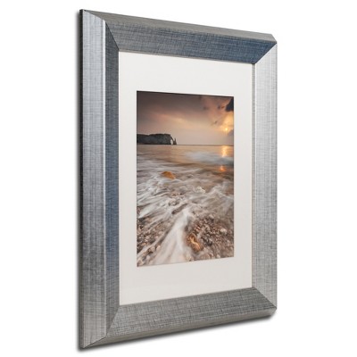 Trademark Fine Art -Mathieu Rivrin 'Etretat' Matted Framed Art