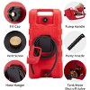 15 Gallon Gas Can, Portable Gas Storage Tank with LE Fluid Transfer Siphon Pump, Fuel Transfer Tanks with 10ft, Delivery Hose Diesel Fuel Can - 2 of 4