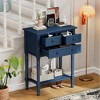 NicBex Simple Narrow Console Table,Small Entryway Table with 3 Storage Drawers & Bottom Shelf,Sofa Table for Living Room,Behind Couch, Hallway - 3 of 4