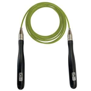 GoFit® Adjustable-Length Cable Jump Rope in Green - 1 of 4