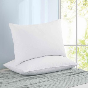 Peace Nest Down Fiber Bed Pillows with Cotton Cover Set of 2 - 1 of 4