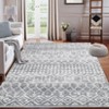 9x12 Area Rug Washable Low Pile Rug with Rubber Backing Floor Large Carpet - 2 of 4