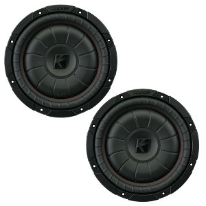 Kicker CVT10 CompVT 10-Inch (250mm) Subwoofer, 2-Ohm Bundle - 1 of 4
